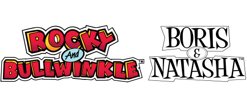 Rocky & Bullwinkle™ and Boris & Natasha™ web logo