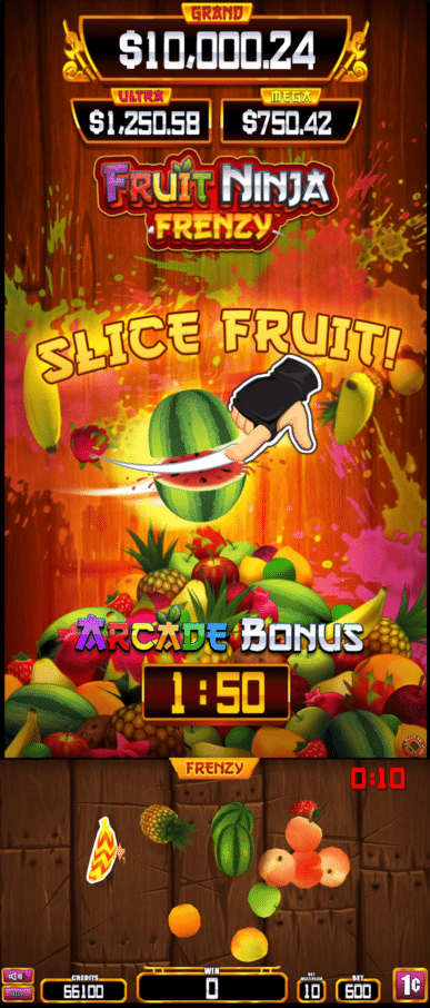 Fruit Ninja Frenzy!!! #FruitNinja #Slots #Casino #Vegas