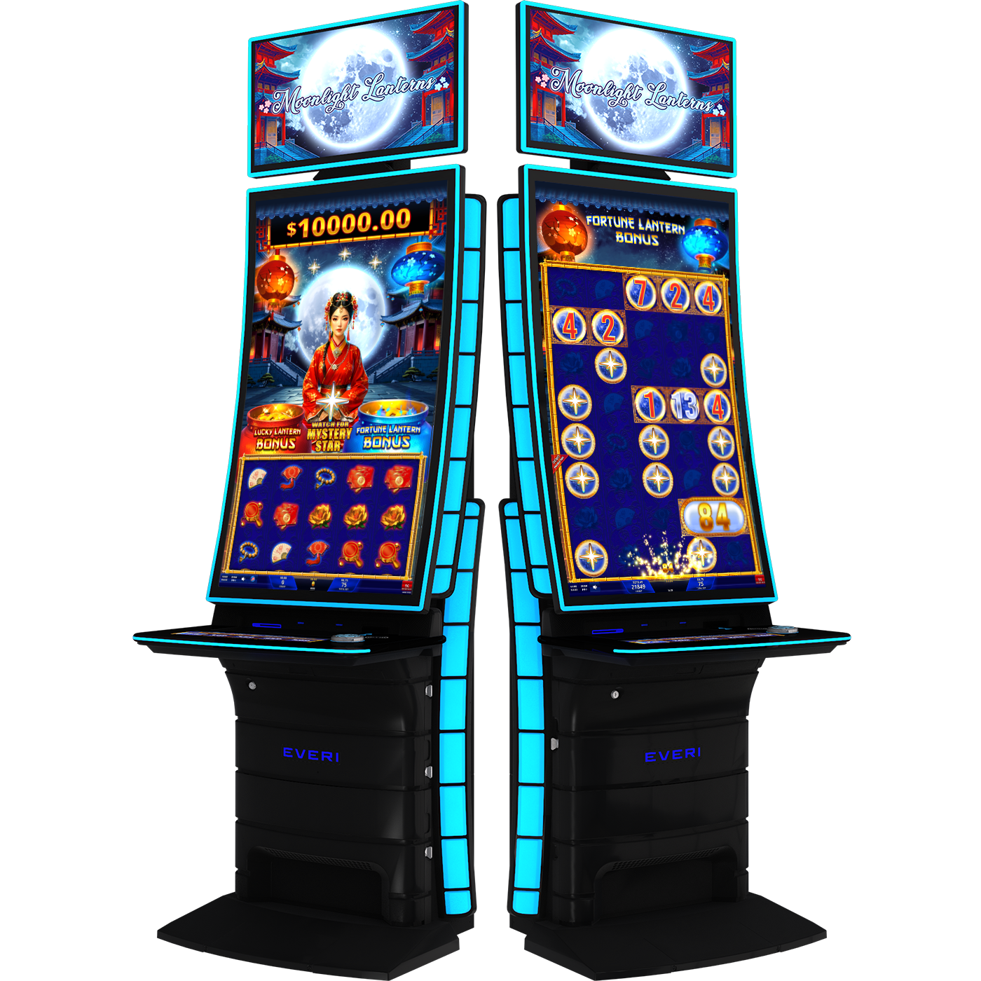 Moonlight Lanterns™ slot machine cabinet by Everi